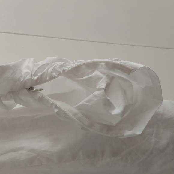 Fashion Nova Must Have Puff Sleeve Mini Dress Size Medium White NWT - Picture 16 of 16